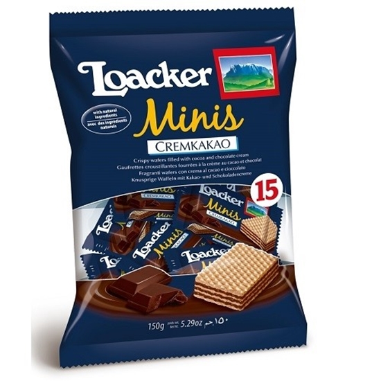 Picture of LOACKER MINIS 200GR CREMCACAO 200GR